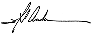 Dr. Michael Anderson Signature